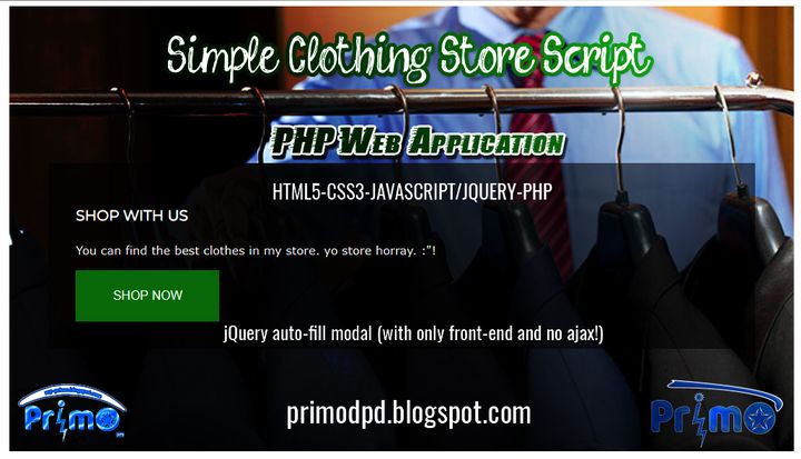 Simple Clothing Store [Web Application]
